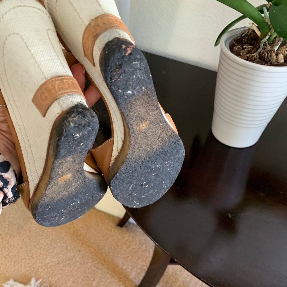 COPY - Chanel wedges size 8. - Picture 6 of 11
